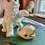 Thumbnail: Baby Whale Trinket, Ring Holder, Ivory and Gold,  "JOAN"  Mid Century Ceramic