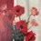 Thumbnail: Signed Vintage Floral Painting by Dorothy Warren, Red Poppies (AR-A251)