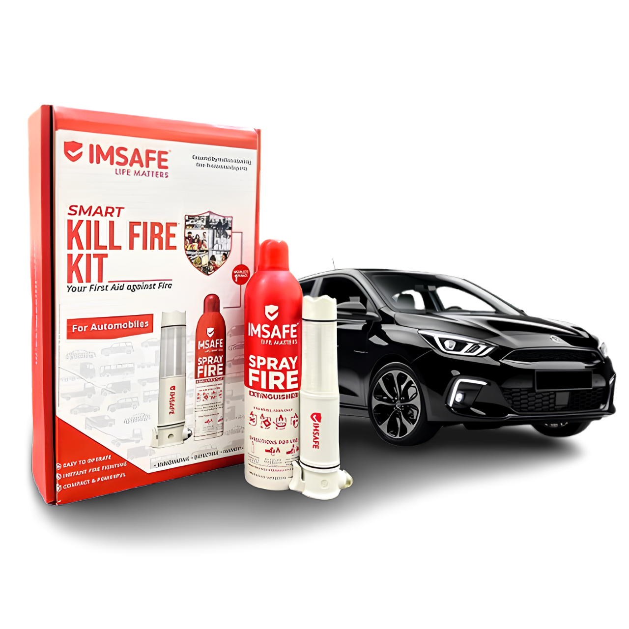 IMSAFE Smart Kill Fire Kit for Automobiles