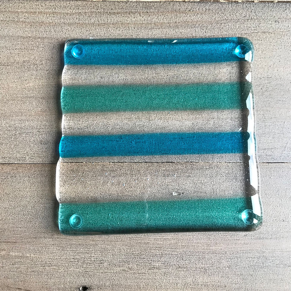 Stripe coaster