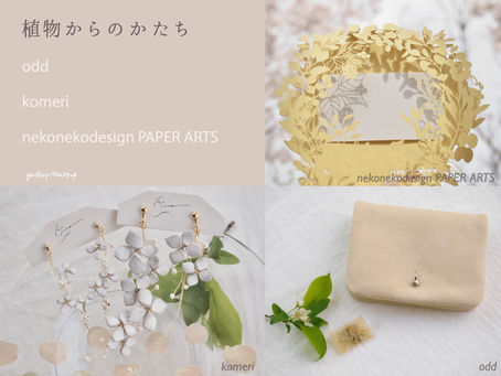 gallery企画展「 植物からのかたち 」