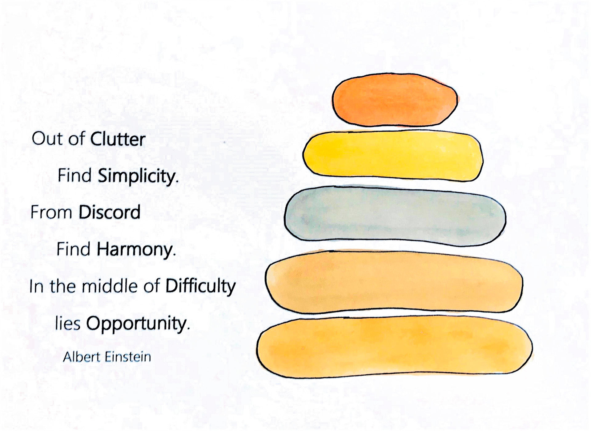 Encouragement -Einstein