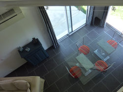 Salle à manger vue de la mezzanine