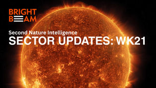 image of burning sun with text sector updates wk 21