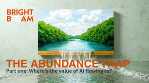 river overflowing with text the abundance trap