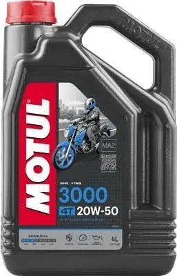 Motul 3000 20W50 4 Stroke Mineral 4L