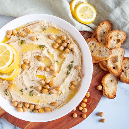 Lemon-Thyme White Bean Hummus
