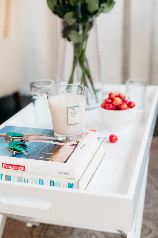 Candles & Coffee Table Books