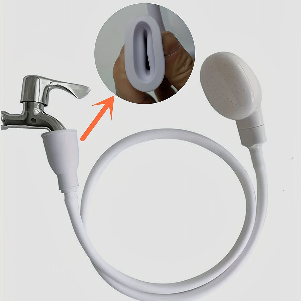 Thumbnail: 1pc Faucet Washing Hair Shower Pet Cat Dog Bath Faucet Sprayer, Multi-purpose Fa