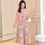 Thumbnail: 2 Piece Set Floral Dress with Top Chiffon Suit Set