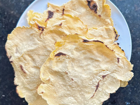 Homemade Corn Tortillas + Baked Corn Chips