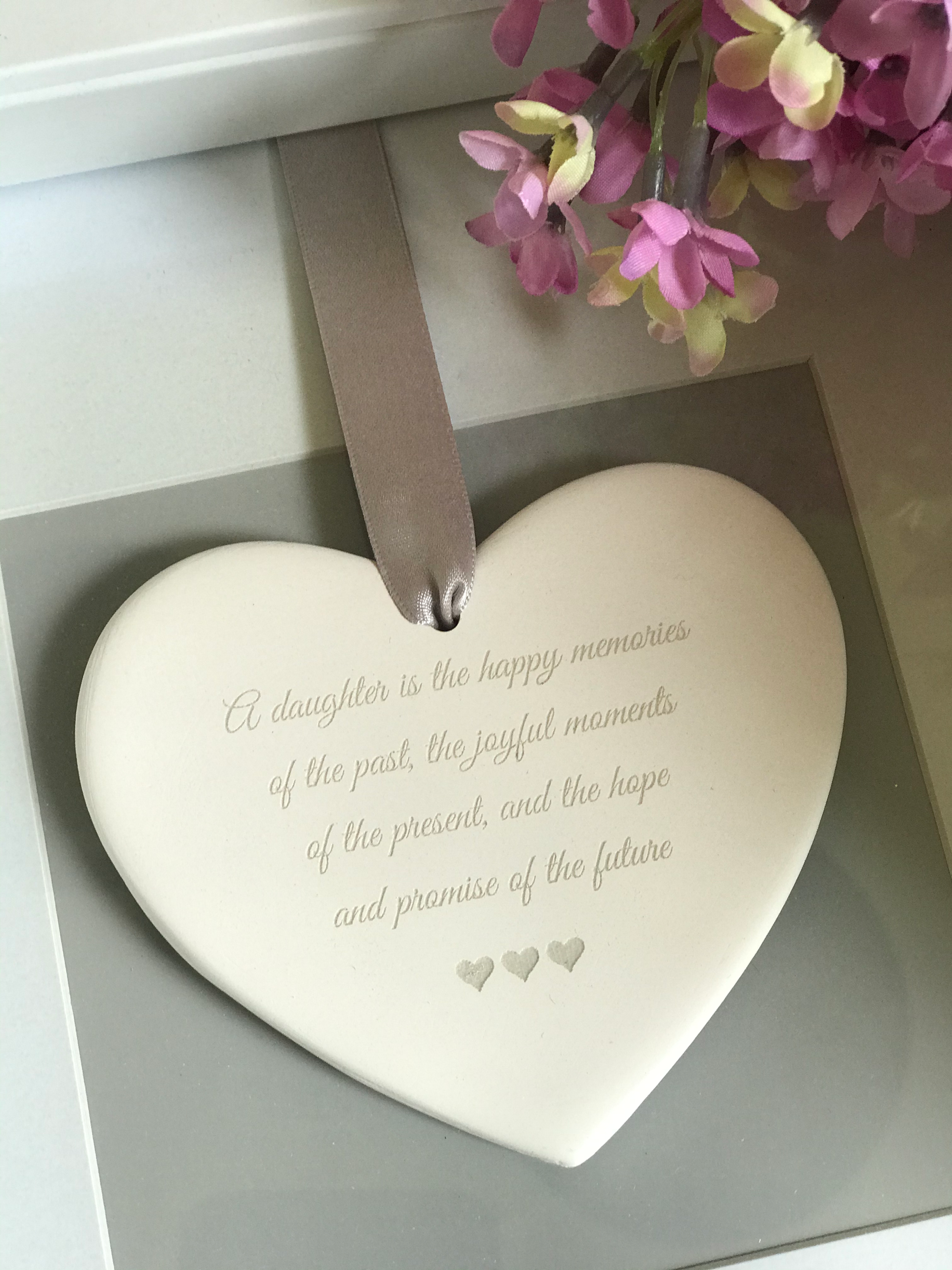 Framed Heart for a Daughter
