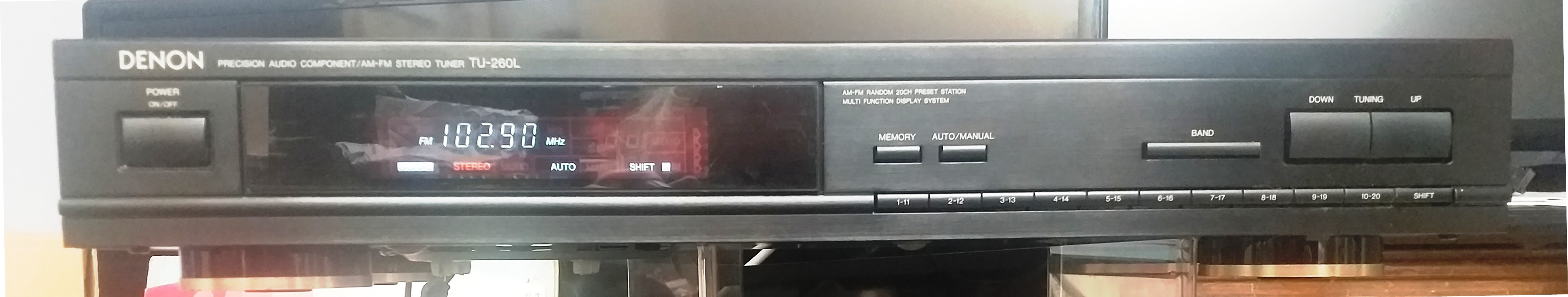DENON TU-260L AM-FM Stereo Tuner