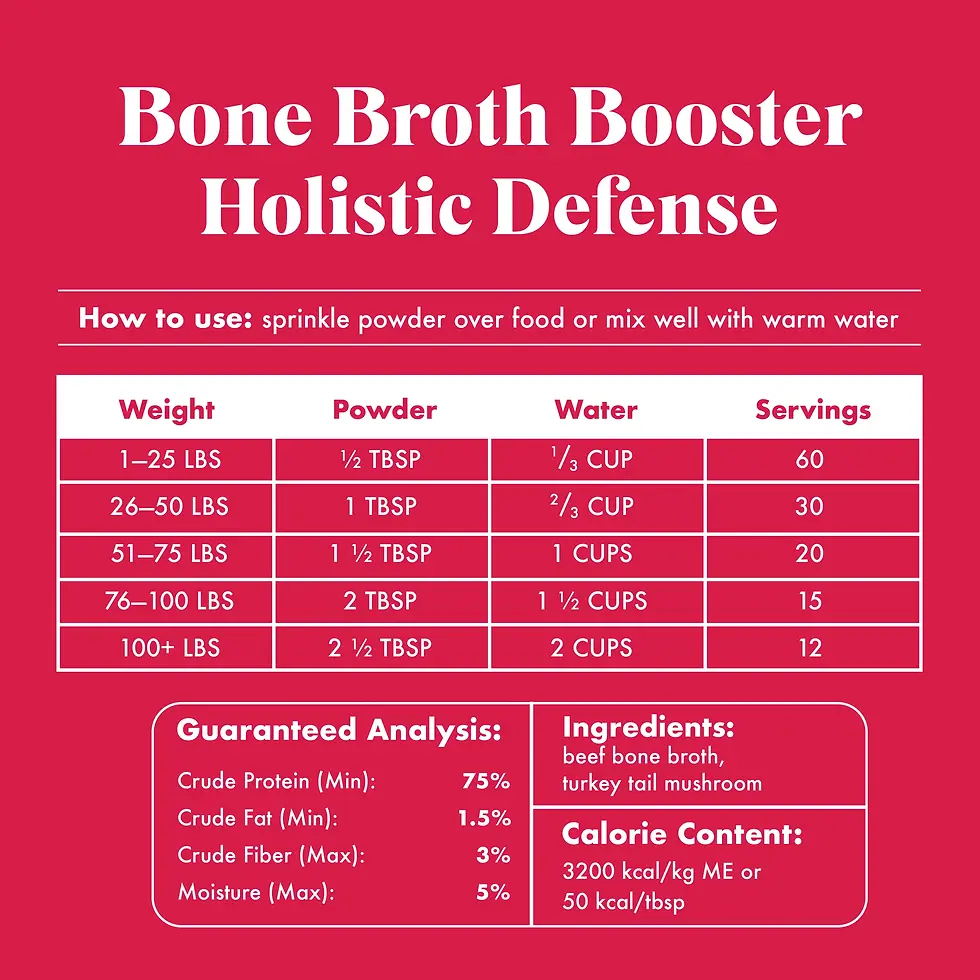 Miniatura: bone broth booster - holistic defense + BK Pets