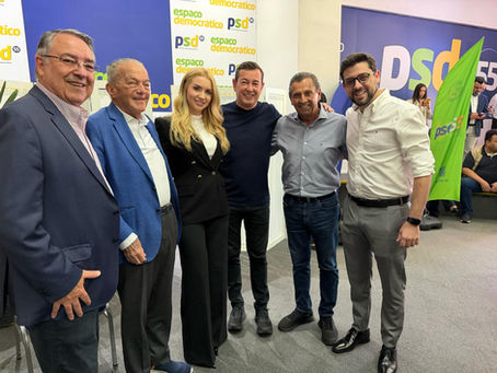 Presidente do PSD de Florianópolis, Rafael de Lima participa do Encontro Nacional do partido