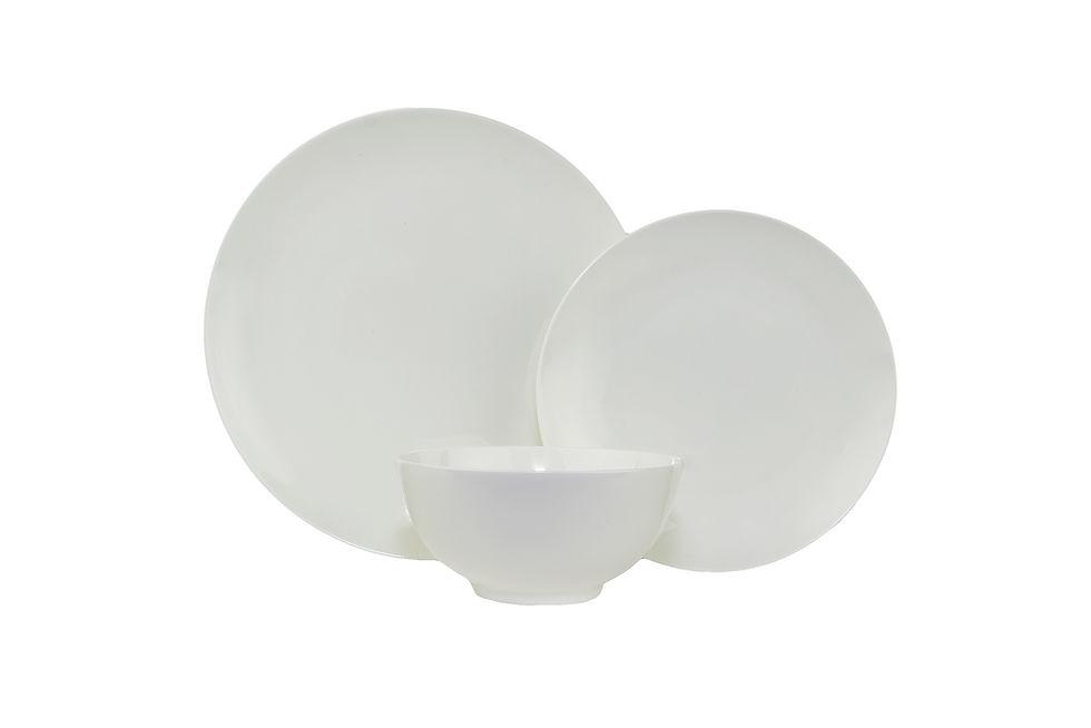 Thumbnail: Pure Vanilla 18Pc Coupe Dinner Set