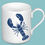 Thumbnail: Blue Lobster Bone China Mug