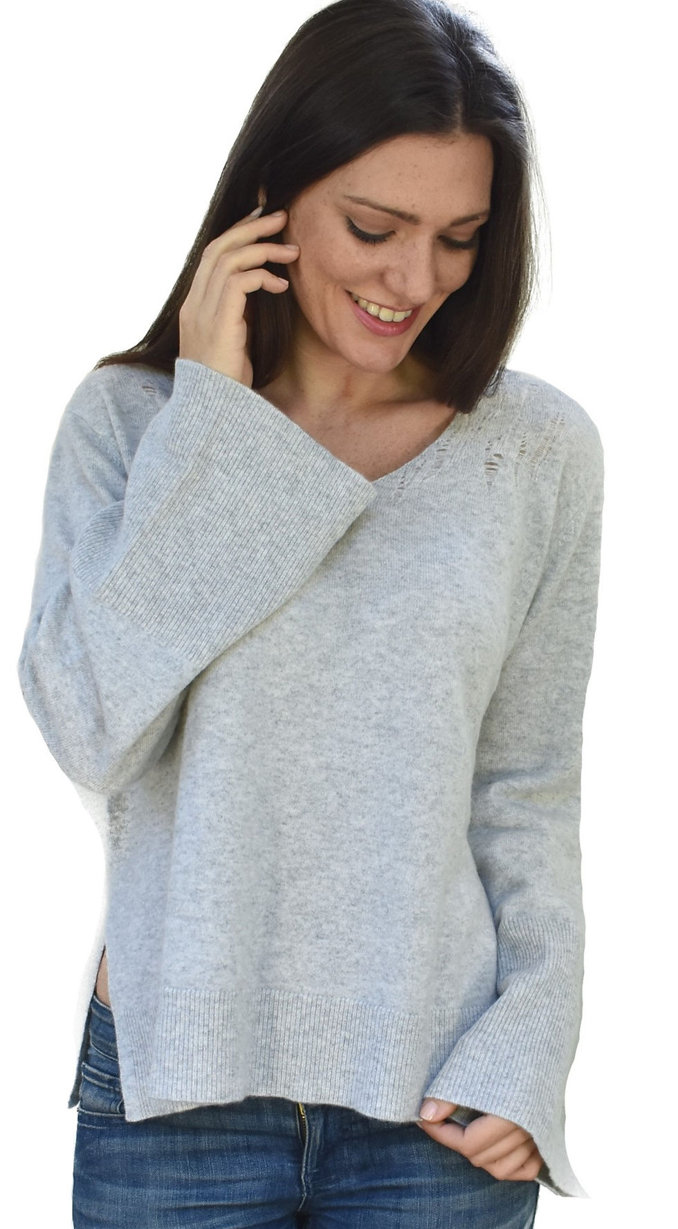 Thumbnail: Distressed Vee Neck