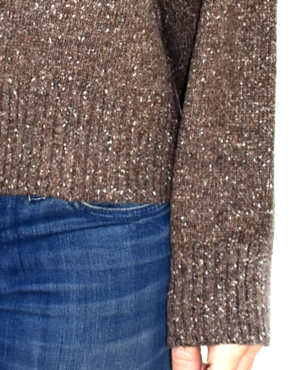Thumbnail: Lambswool Blend Vee Neck