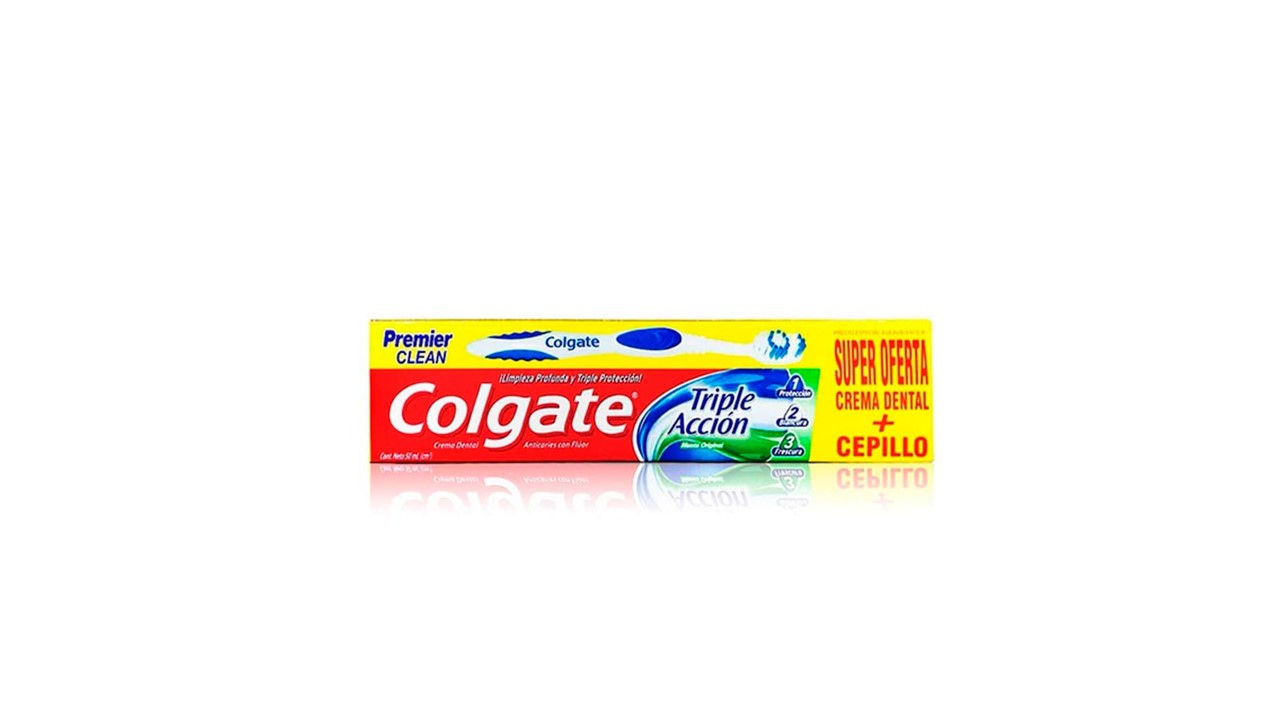 Pasta Dental Colgate Triple Acción mas Cepillo