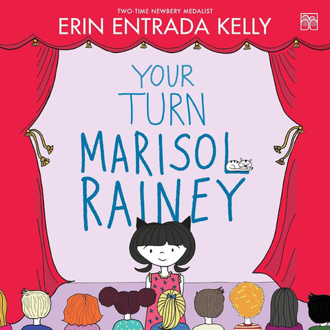 book cover design for erin entrada kelly's 'Your Turn Marisol Rainey' produced by Mosaic Audio