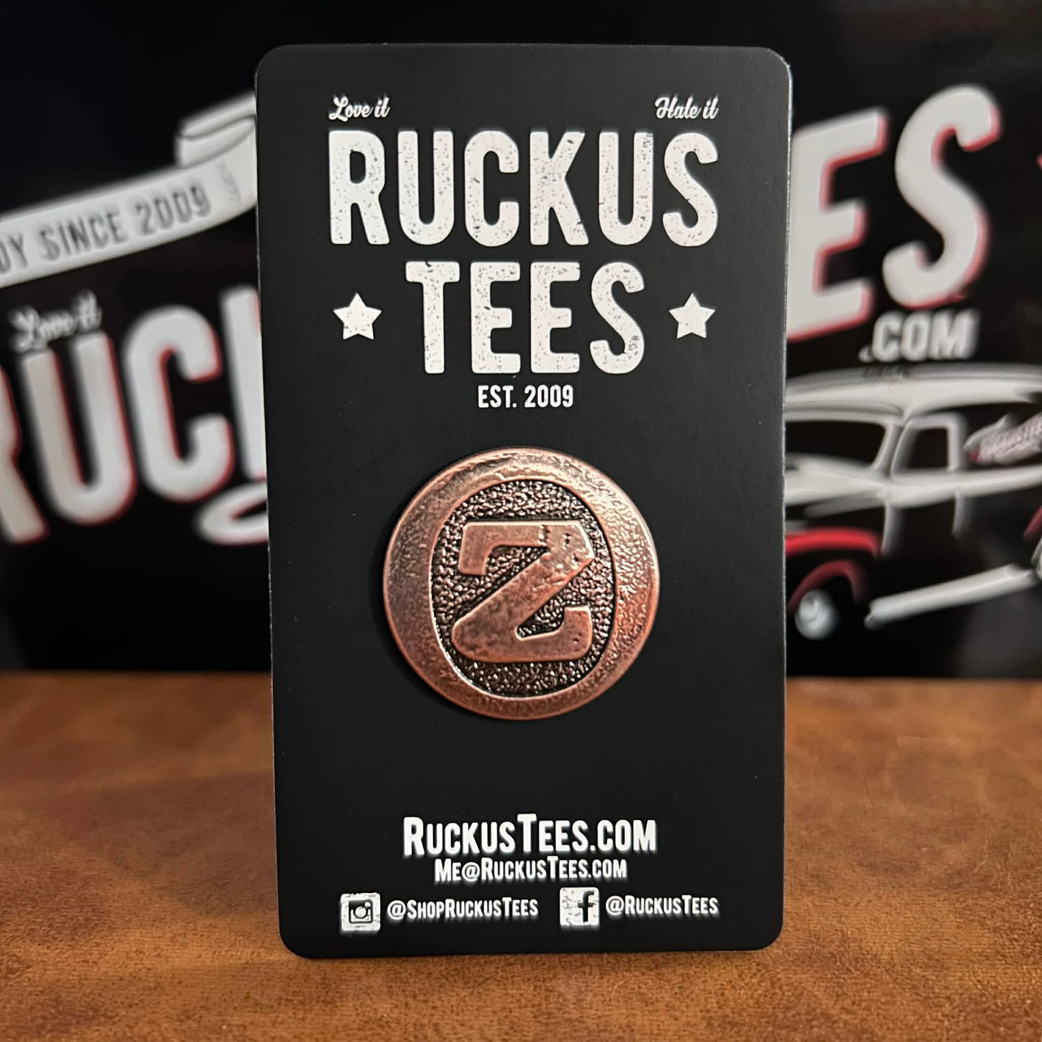 Return to Oz - TikTok Replica Button Metal Pin - COPPER