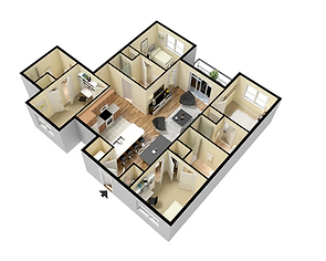 4 bedroom floor plan