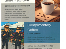 Coffee with a cop - January 7th!