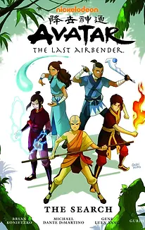 The Last Airbender - The Search - book cover by Author Michael Dante DiMartino