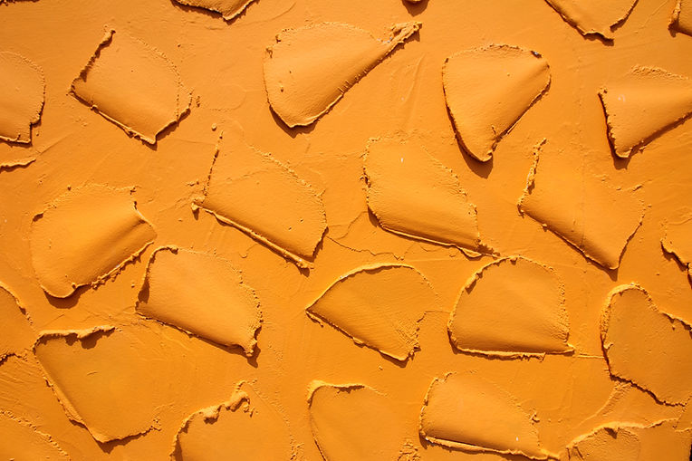 Uneven Orange Wall