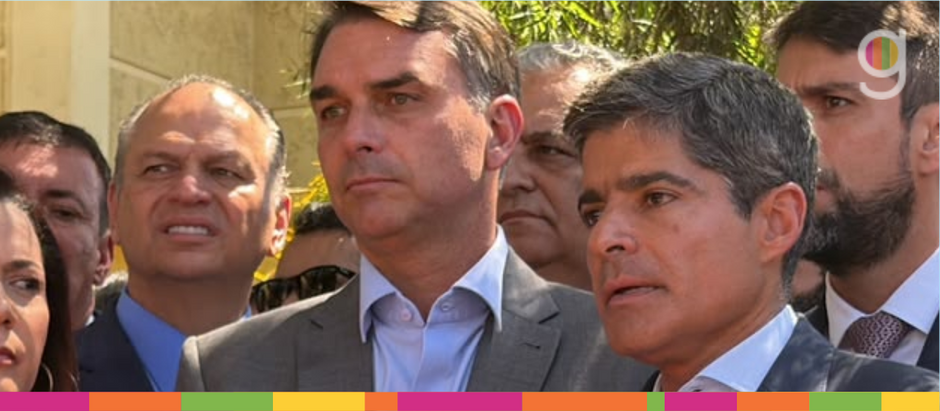 ACM Neto anuncia apoio a Flávio Bolsonaro e promete mobilização na Bahia