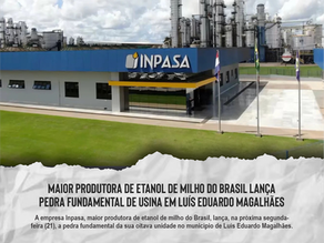 Maior produtora de etanol de milho do Brasil lança pedra fundamental de usina em Luís Eduardo Magalhães