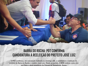 PDT confirma candidatura à reeleição do prefeito José Luiz
