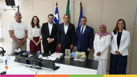 Prefeito Bruno Reis e o embaixador dos Emirados Árabes discutem investimentos para a capital baiana