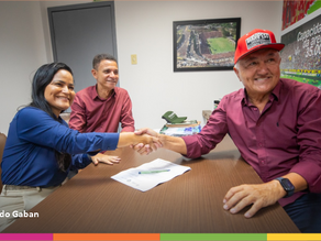 Débora Régis assina parceria com o Vitória para promover prática de esportes em Lauro de Freitas