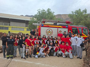2° Medio vivió significativa experiencia junto al Cuerpo de Bomberos de San Felipe