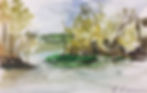 El Charco Watercolor XII