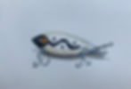 Wooden 400 Series 408 White w Black Shad