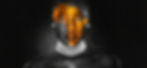 an africa symbol image on the beautiful african face of a young .jpg