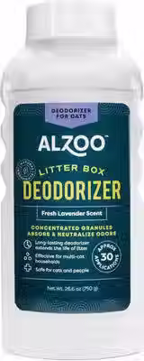 Alzoo Litter Box Deodorizer in Fresh Lavender for Cats, 26.6 oz.