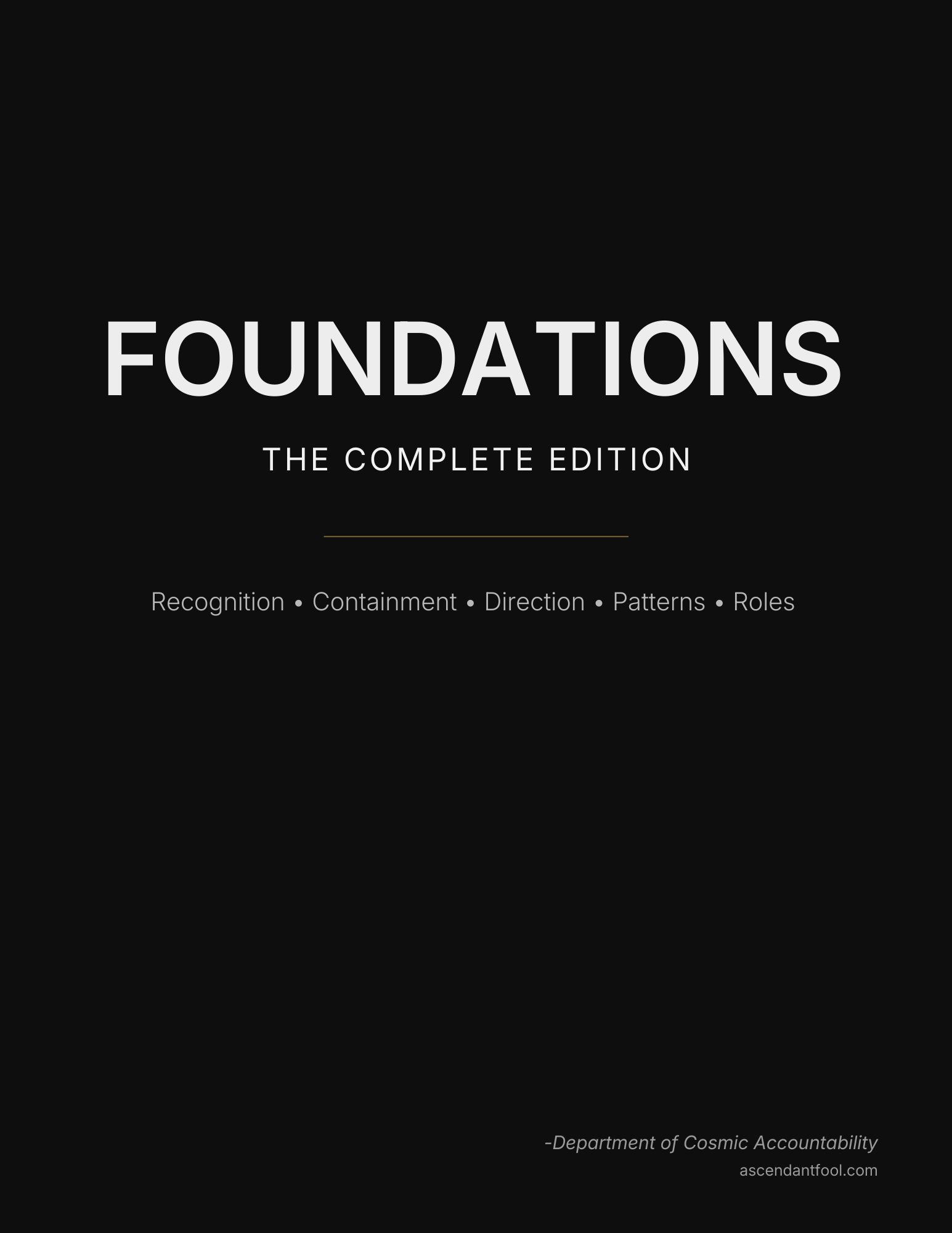 FOUNDATIONS PACK