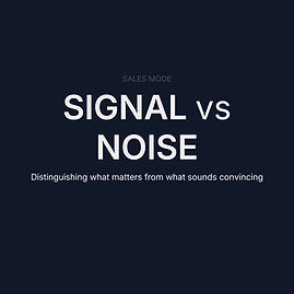 Signal vs Noise - Ascendant Fool PDF