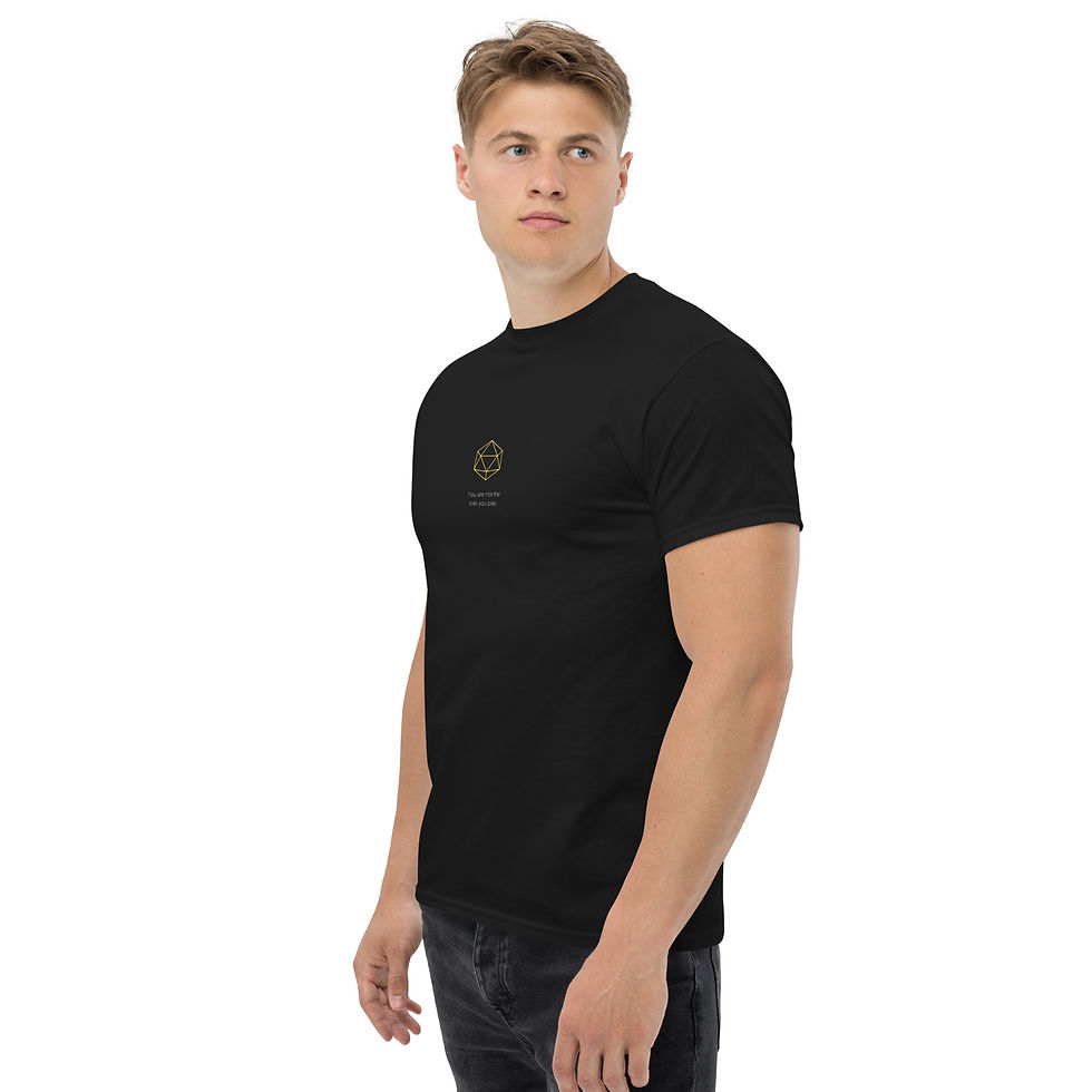 Thumbnail: Identity Loop Geometric T-Shirt – Minimalist Unisex Cotton Tee