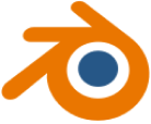 128px-Blender_logo_no_text.svg 1