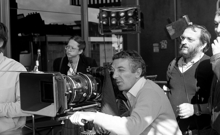 Philippe de Broca sur le tournage du film "on a volé la cuisse de Jupiter"le 1 er août 1979.