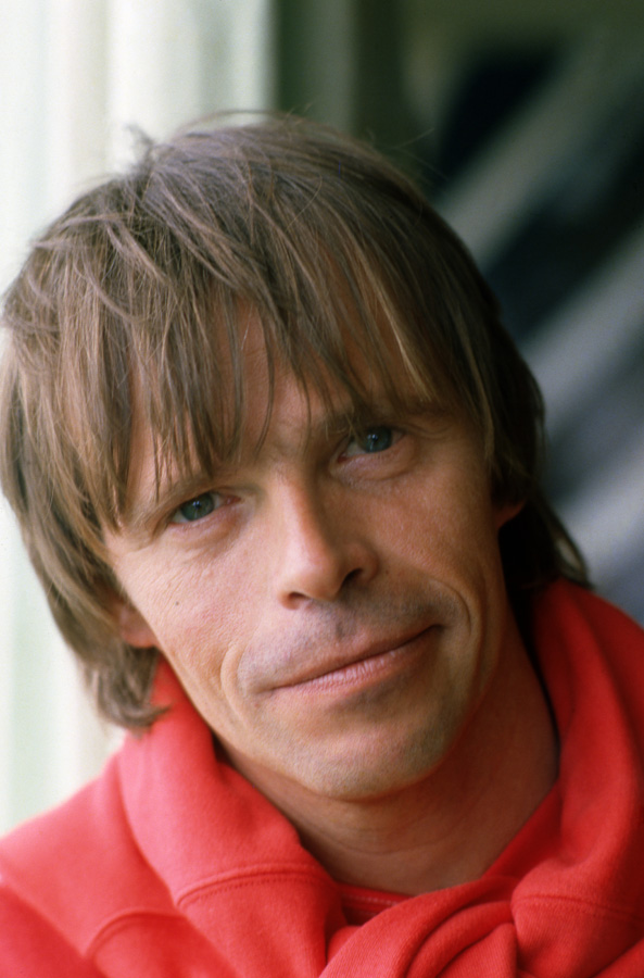 Pierre Bachelet lors de l'émission "Passeport pour la forme" le 1er juin 1984.