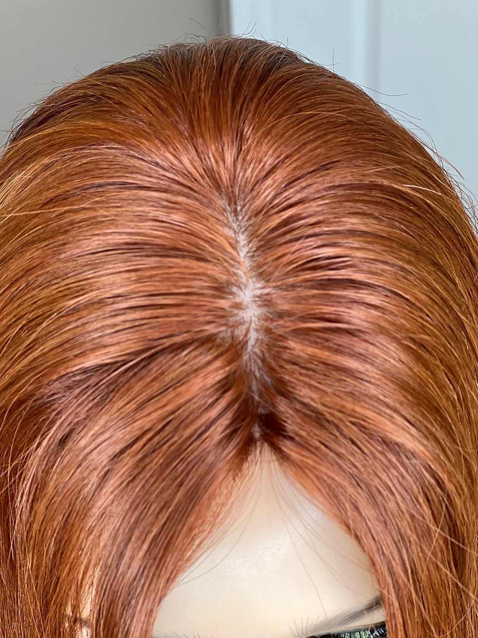 תמונה ממוזערת: T466  Mckenna Premium Human Hair Silk Topper 17-18”