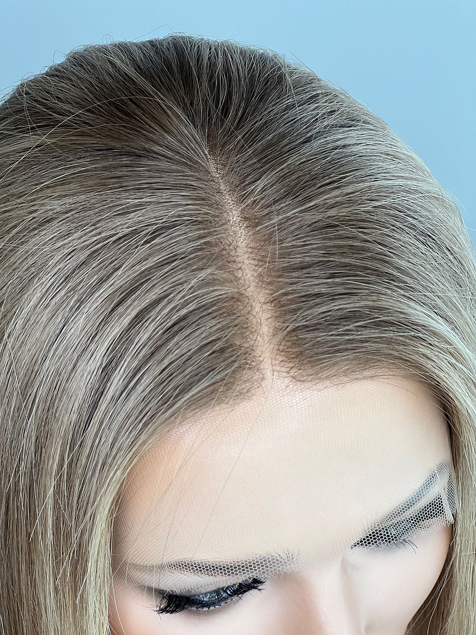 Miniatura: W1239 Mckenna Remy Human Hair HD Lace Top Wig 22-23”