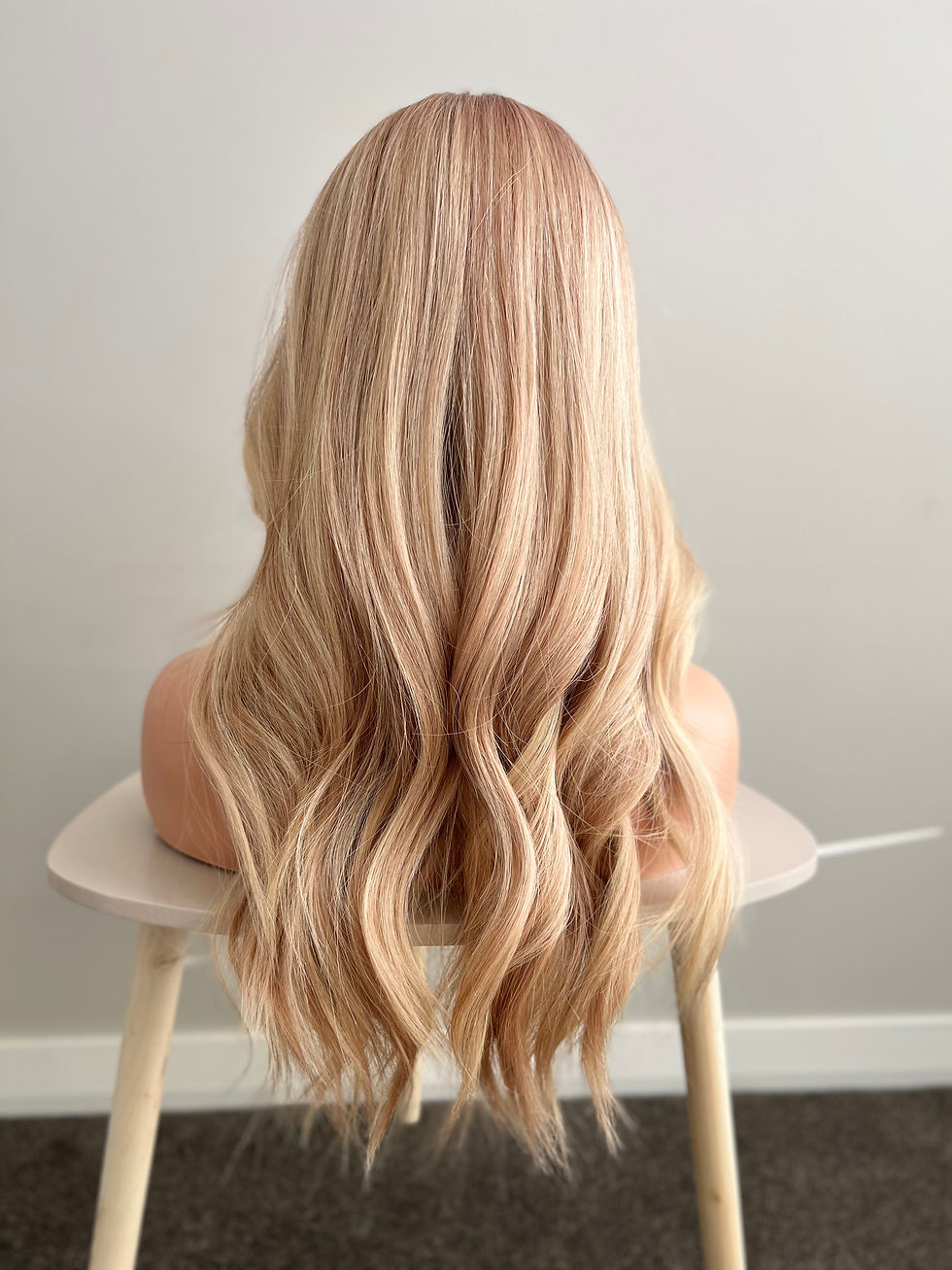 Miniatura: W1203 Mckenna Premium Human Hair Silk Top Wig  23-24”