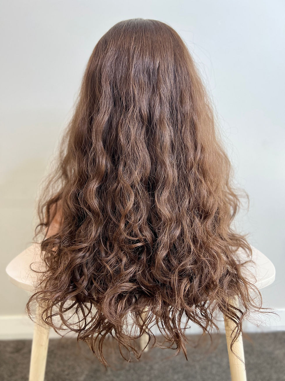 Miniatura: W1208 Mckenna Virgin Wavy European Human Hair Silk Top Wig 24-25”